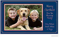 Holiday Photo Mount Cards by PicMe Prints (Simple Frame Navy)