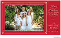 Holiday Photo Mount Cards by PicMe Prints (Elegant Border Red)