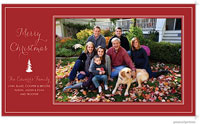 Holiday Photo Mount Cards by PicMe Prints (Fir Tree Crimson)