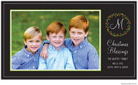 Holiday Photo Mount Cards by PicMe Prints (Wreath On Lattice)
