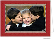 Holiday Photo Mount Cards by PicMe Prints (Dots & More Dots Crimson)