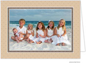 Holiday Photo Mount Cards by PicMe Prints (Dots & More Dots Tan)