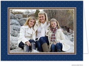 Holiday Photo Mount Cards by PicMe Prints (Dots & More Dots Navy)