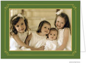 Holiday Photo Mount Cards by PicMe Prints (Etched Border Evergreen)