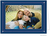 Holiday Photo Mount Cards by PicMe Prints (Elegant Border Navy)