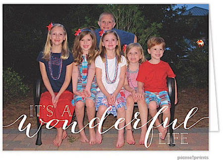 Digital Holiday Photo Cards by PicMe Prints (It's A Wonderful Life)