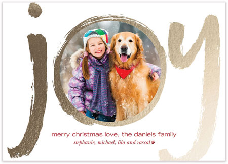 Digital Holiday Photo Cards by PicMe Prints (Brush Joy)