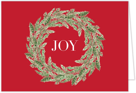 Holiday Greeting Cards by PicMe Prints (Evergreen Wreath)