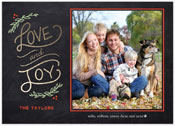 Digital Holiday Photo Cards by PicMe Prints (Love And Joy)