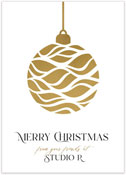 Holiday Greeting Cards by PicMe Prints (Opulent Ornament Foil)