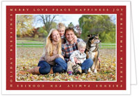 Holiday Photo Mount Cards by PicMe Prints (Holiday Favorites Frame Foil)