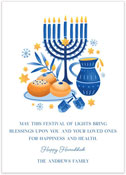 PicMe Prints - Hanukkah Greeting Cards (Blessings of Hanukkah)