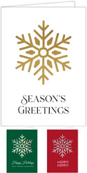 Holiday Greeting Cards by PicMe Prints (Shining Snowflake Foil)