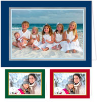 Holiday Photo Mount Cards by PicMe Prints (Beaming Border Foil)