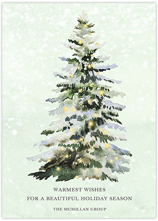 Holiday Greeting Cards by PicMe Prints (Wintry Glow)