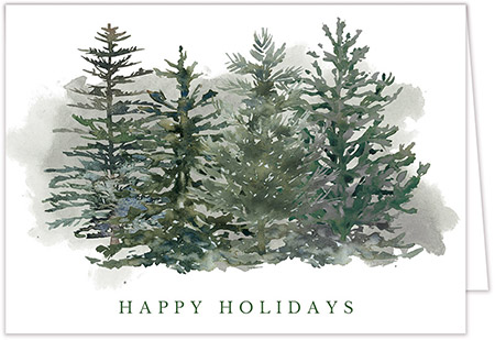 Holiday Greeting Cards by PicMe Prints (Enduring Forest)