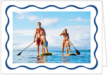 Holiday Photo Mount Cards by PicMe Prints (Thin Wave Border) Holiday Photo Mount Cards by PicMe Prints (Thin Wave Border)