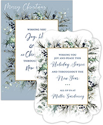 Holiday Greeting Cards by PicMe Prints (Winter Frost Foil)
