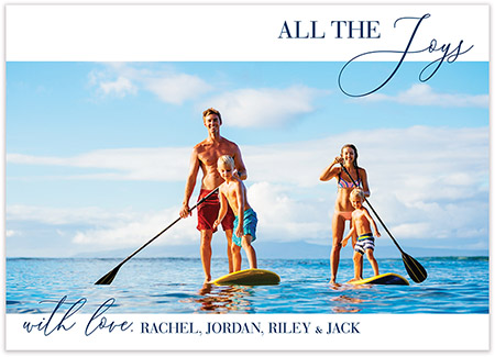 Digital Holiday Photo Cards by PicMe Prints (All the Joys - Horizontal) Digital Holiday Photo Cards by PicMe Prints (All the Joys - Horizontal)