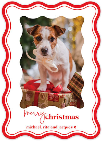 Digital Holiday Photo Cards by PicMe Prints (Double Thin Wave Border) Digital Holiday Photo Cards by PicMe Prints (Double Thin Wave Border)