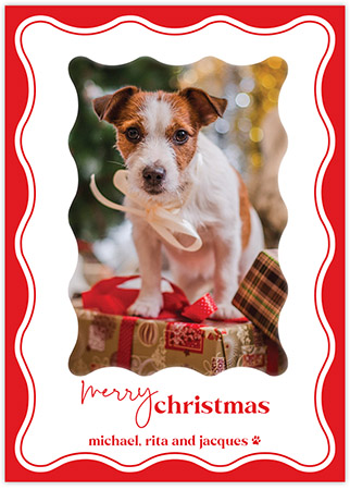 Digital Holiday Photo Cards by PicMe Prints (Double Thin Wave Border) Digital Holiday Photo Cards by PicMe Prints (Double Thin Wave Border)
