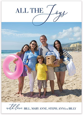 Digital Holiday Photo Cards by PicMe Prints (All the Joys - Vertical ) Digital Holiday Photo Cards by PicMe Prints (All the Joys - Vertical )