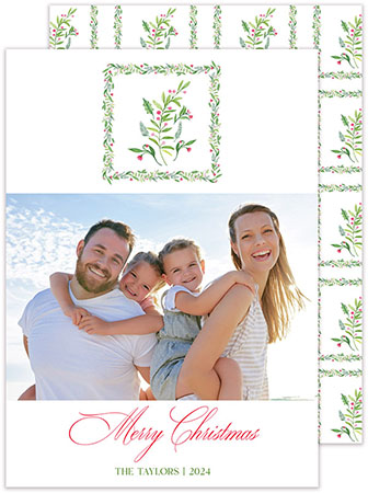 Digital Holiday Photo Cards by PicMe Prints (Festive Flora) Digital Holiday Photo Cards by PicMe Prints (Festive Flora)