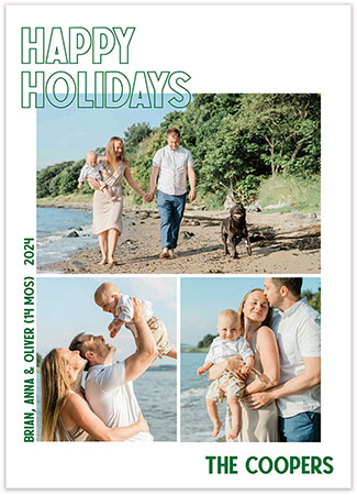 Digital Holiday Photo Cards by PicMe Prints (Modern Minimalist) Digital Holiday Photo Cards by PicMe Prints (Modern Minimalist)