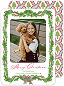 Digital Holiday Photo Cards by PicMe Prints (Festive Ribbon - Vertical)