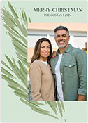 Digital Holiday Photo Cards by PicMe Prints (Painted Evergreen)