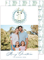 Digital Holiday Photo Cards by PicMe Prints (Vintage Reindeer)