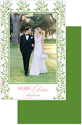 Digital Holiday Photo Cards by PicMe Prints (Festive Flora - Large)