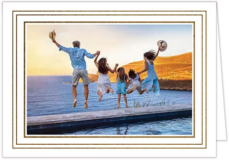 Holiday Photo Mount Cards by PicMe Prints (Triple Border Foil)
