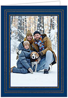 Holiday Photo Mount Cards by PicMe Prints (Triple Border Foil)