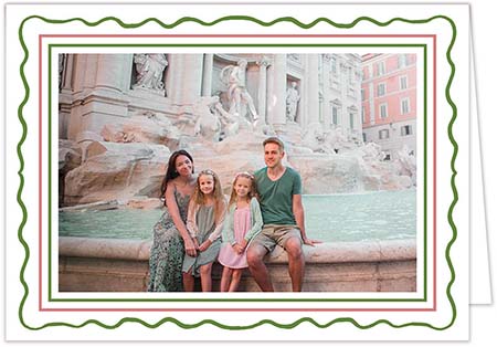 Mounted Holiday Photo Card - Merriment Design | PicMe Prints