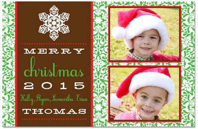 Digital Holiday Photo Cards by Prints Charming (Holiday Snowflake Two) Digital Holiday Photo Cards by Prints Charming (Holiday Snowflake Two)