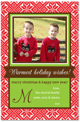 Digital Holiday Photo Cards by Prints Charming (Red Holiday Sweater) Digital Holiday Photo Cards by Prints Charming (Red Holiday Sweater)