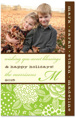 Digital Holiday Photo Cards by Prints Charming (Vintage Lime And Ecru) Digital Holiday Photo Cards by Prints Charming (Vintage Lime And Ecru)
