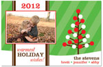 Digital Holiday Photo Cards by Prints Charming (Merry Holiday Tree)