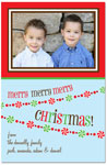 Digital Holiday Photo Cards by Prints Charming (Peppermint Garland)