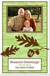 Digital Holiday Photo Cards by Prints Charming (Acorn Initial)