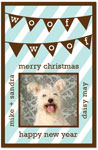 Digital Holiday Photo Cards by Prints Charming (Woof Woof Banner)
