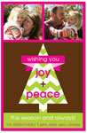 Digital Holiday Photo Cards by Prints Charming (Chevron Holiday Tree Two)