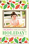 Digital Holiday Photo Cards by Prints Charming (Holiday Leaves)
