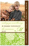 Digital Holiday Photo Cards by Prints Charming (Vintage Lime And Ecru)