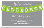Holiday Invitations by Prints Charming (Celebrate Banner)
