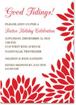 Holiday Invitations by Prints Charming (Holiday Flower)