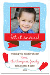 Digital Holiday Photo Cards by Prints Charming (Let It Snow)