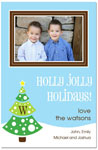 Digital Holiday Photo Cards by Prints Charming (Blue Jolly Holiday)