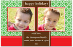 Digital Holiday Photo Cards by Prints Charming (Holiday Trellis Two)